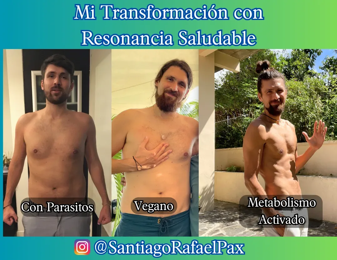 Transformación real de paciente — caso de éxito del análisis de resonancia saludable